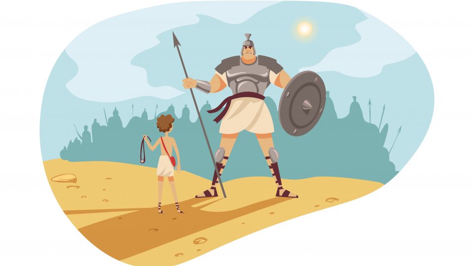 David vs Goliath - A classic underdog tale that can be used for video marketing