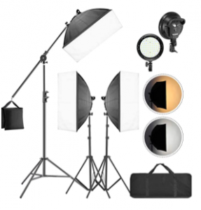 Home Video Set Up - Three Point Lighting Kit